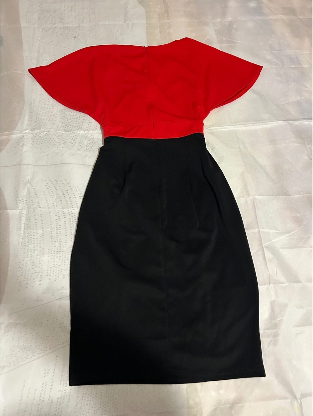 Grace Karin red and black sheath dress Clothing00134